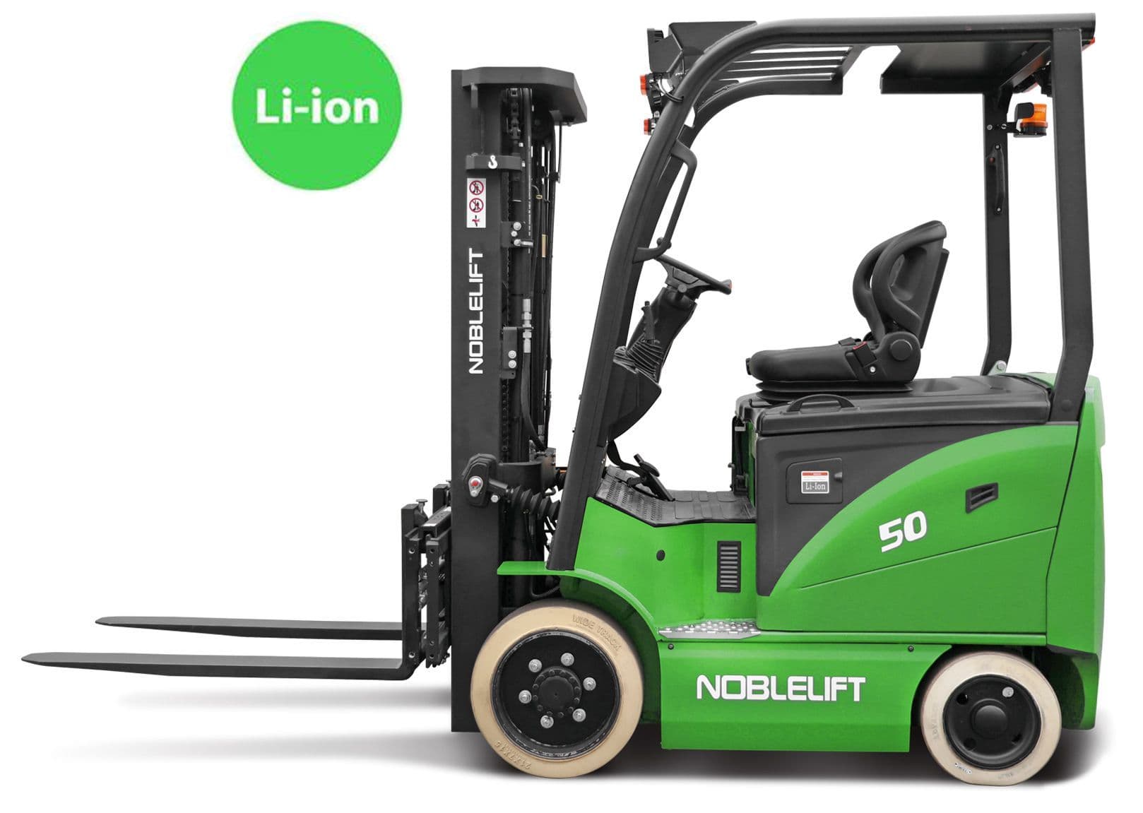 Noblelift FE4C50-65 Lithium 4-Wheel Cushion Forklift